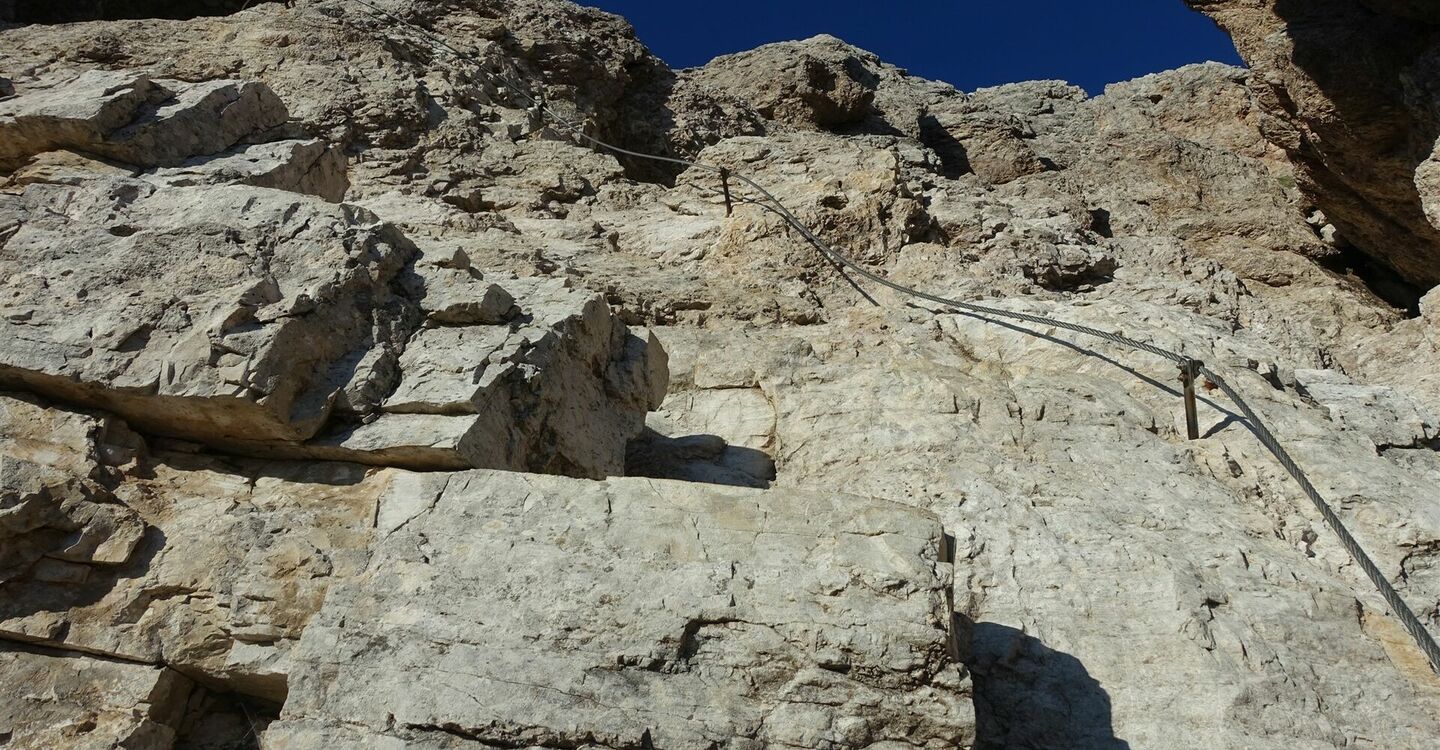 WKB1 1025 3 DEr Anfang des Via Ferrata Averau.