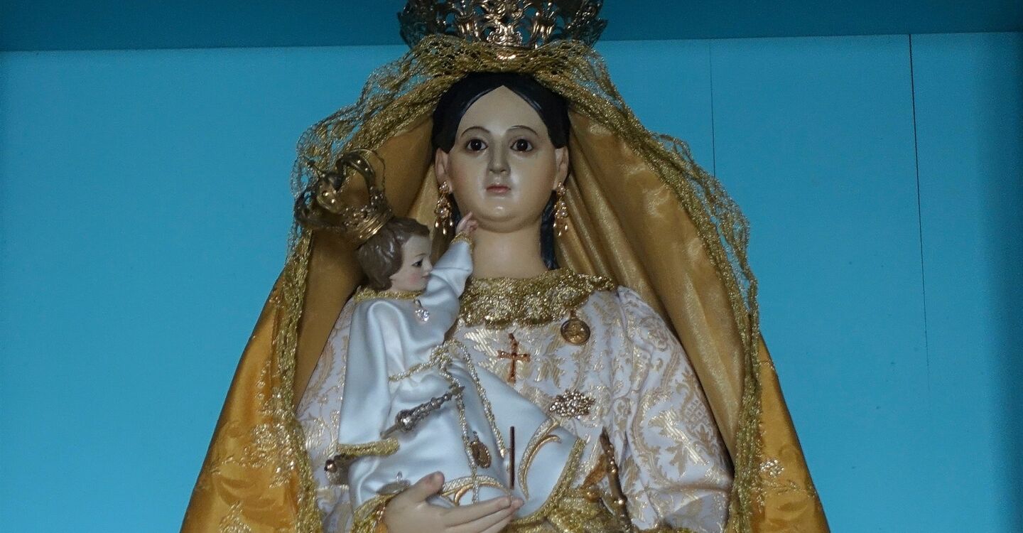 WEH 1015 1 die Marienfigur in der Kirche 01 Ermita Virgen de Los Reyes 