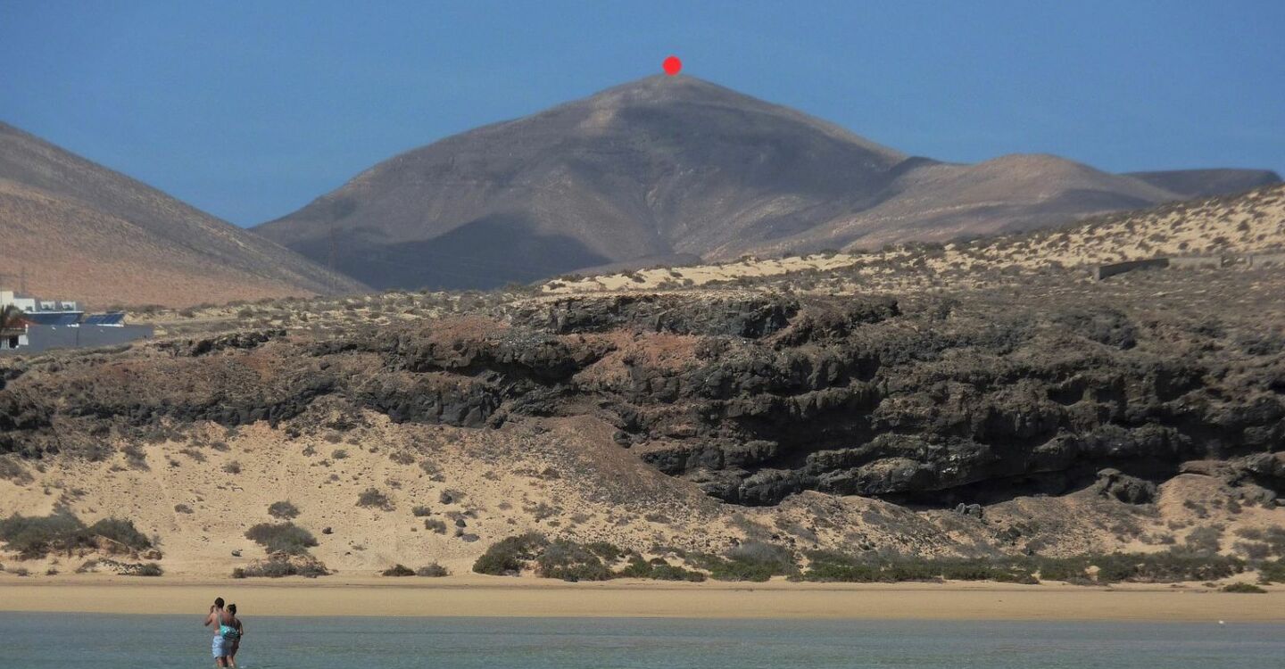 WFF 1052 1 Fuerteventura Cuchillo del Medio im Hintergrund