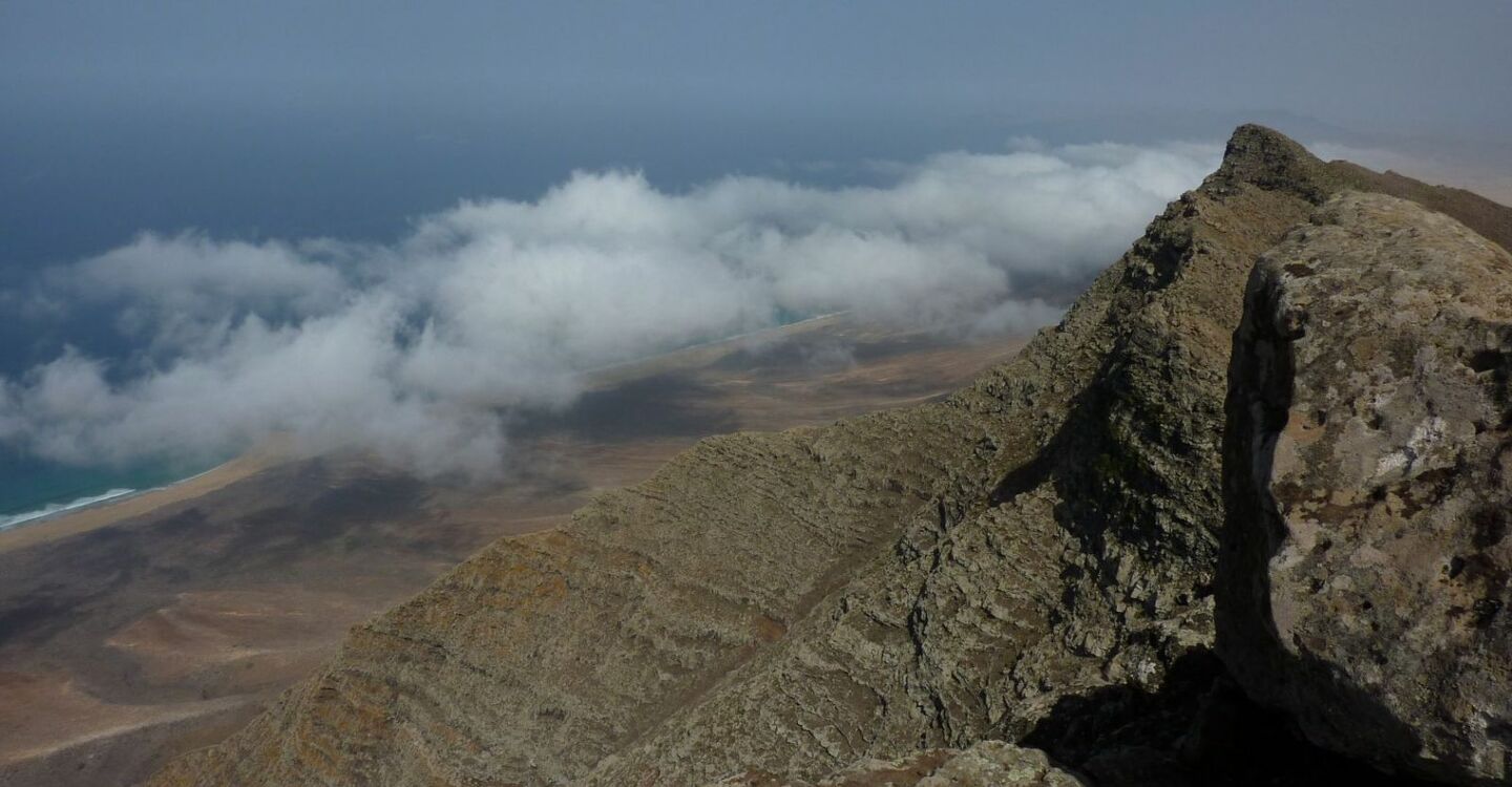 WFF 1066 5 Fuerteventura Blick vom Pico de la Zarza auf den Pico Mocan