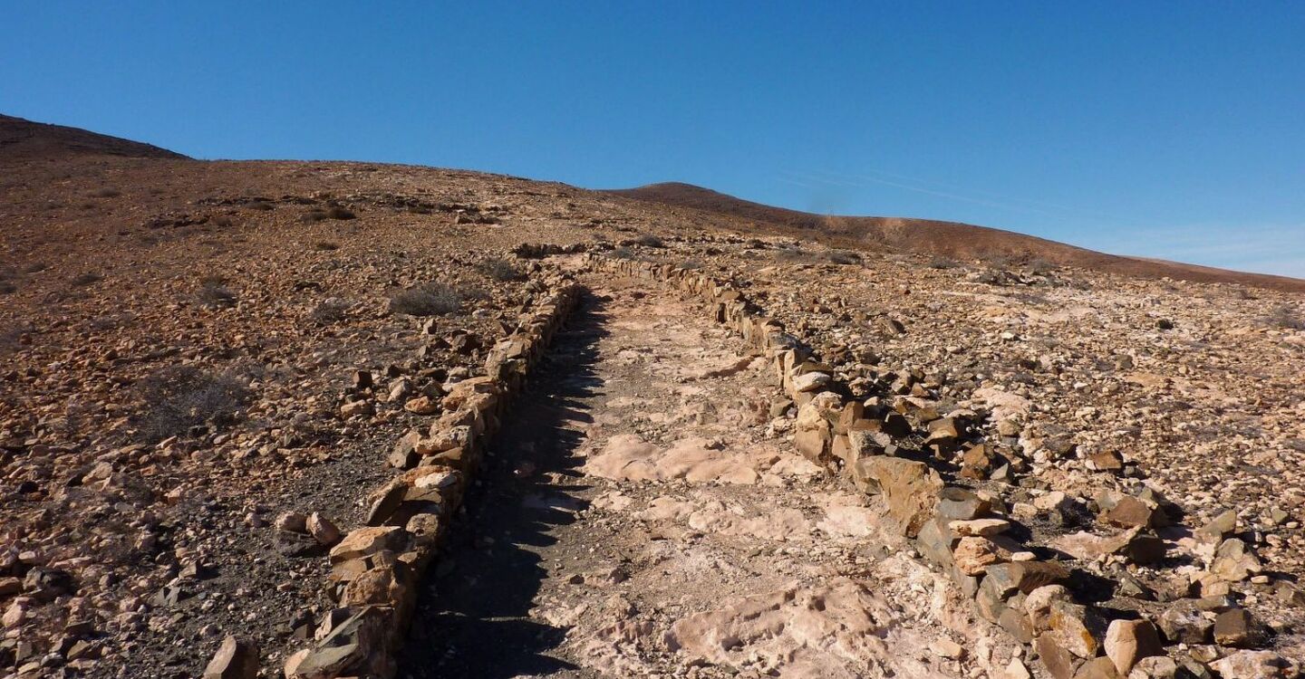 WFF 1026 2 FFuerteventura PFFlasterweg bei Betancuria