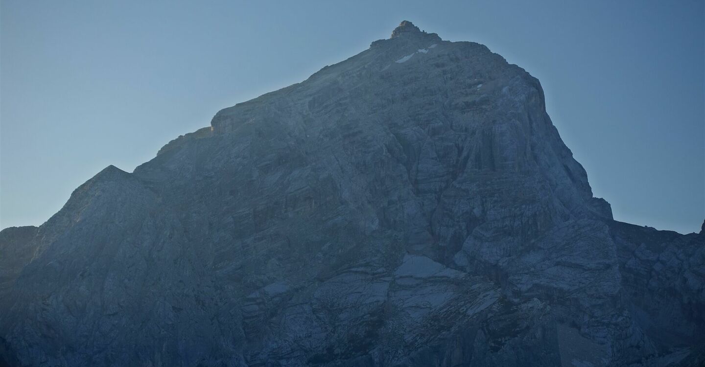 WKB3 1063 2 Der höchste Berg der Ampezzaner Dolomiten, der zweithöchste der Dolomiten, der 3264 m hohe Monte Antelao.