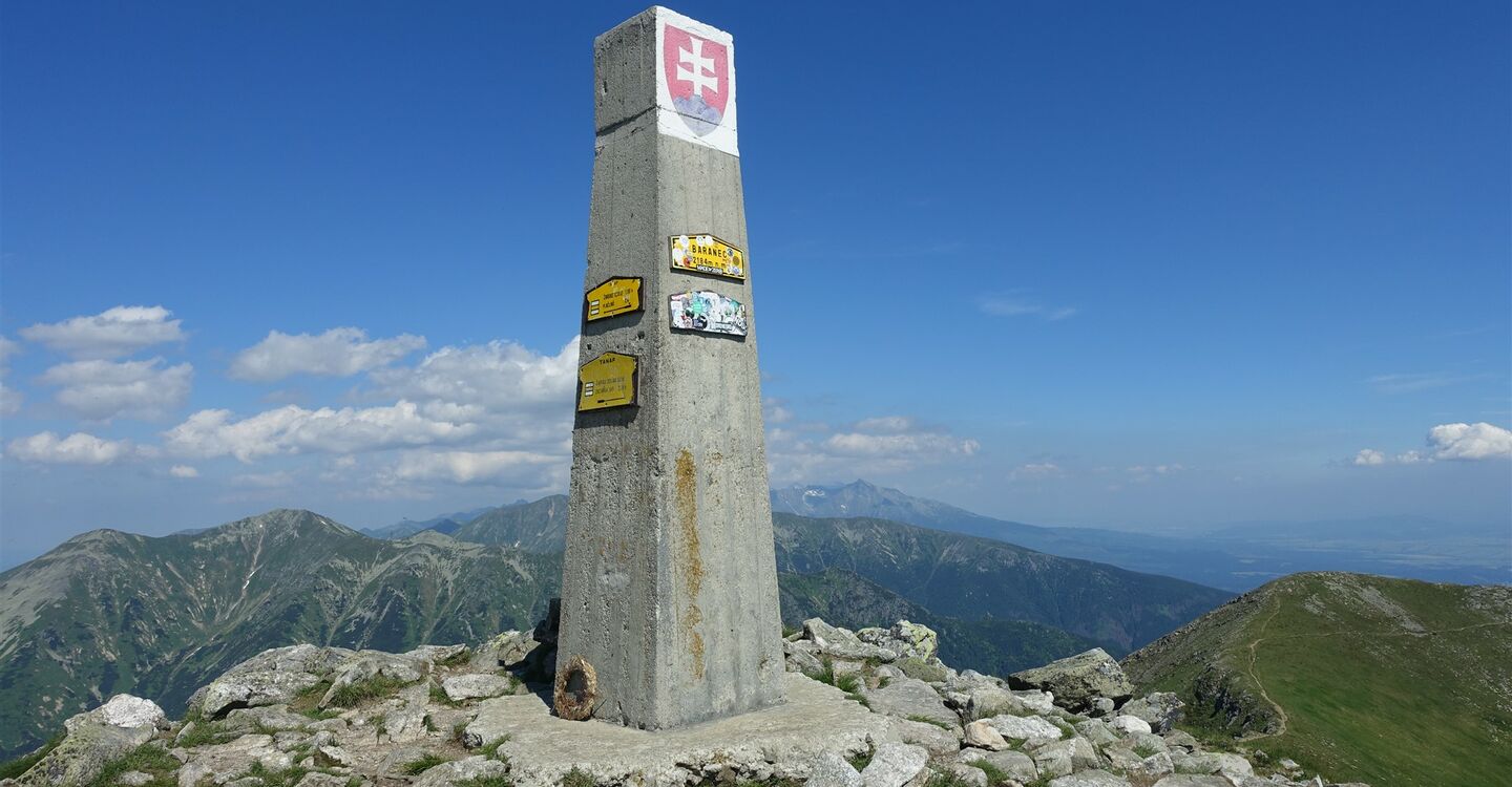 WTA 1032 4 Die Gipfelmarkierung am Baranec (2148 m)