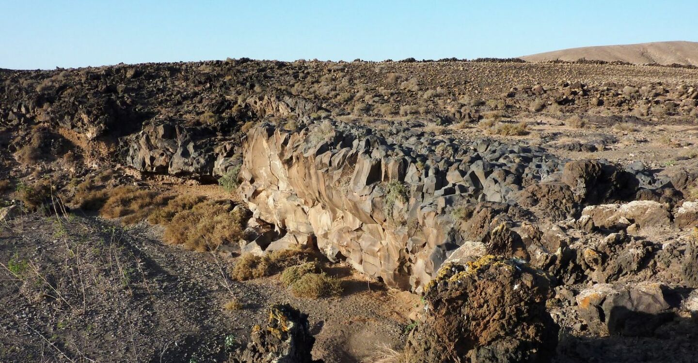 WFF 1015 3 FFuerteventura Wanderungen WasserFFall im Barranco Jarubio